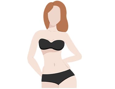 Getekende vrouw peerfiguur