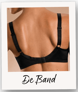 Vrouw met bh bandjes rug