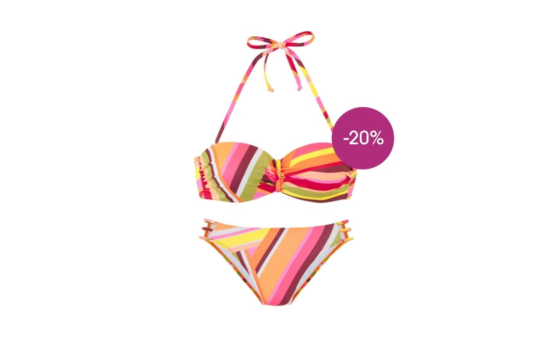 Multicolor bikini