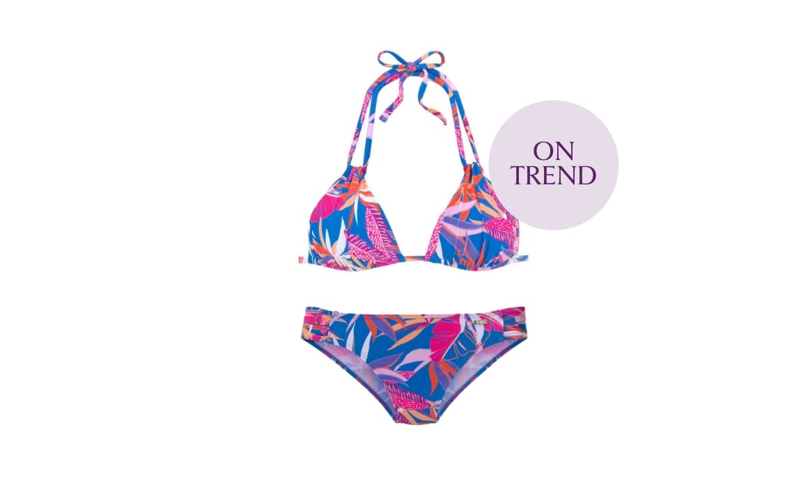 Gebloemde bikini