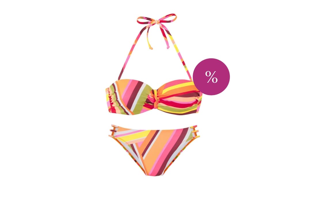 Gekleurde bikini