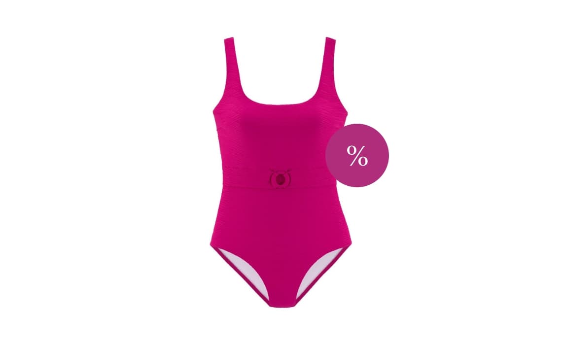 Roze badpak