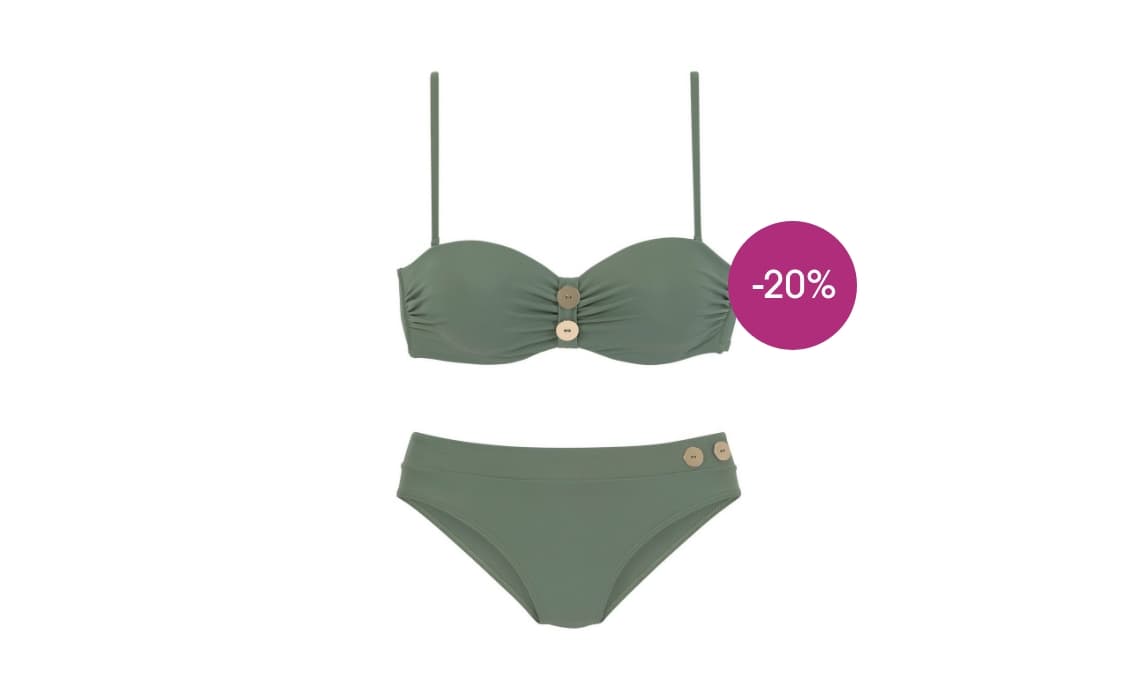 Groene bikini