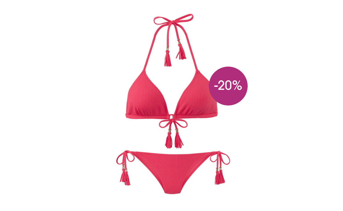 Roze bikini