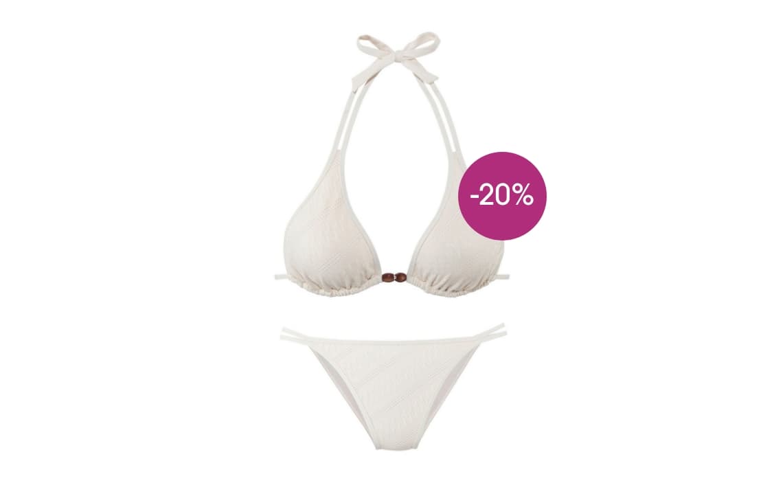Witte bikini