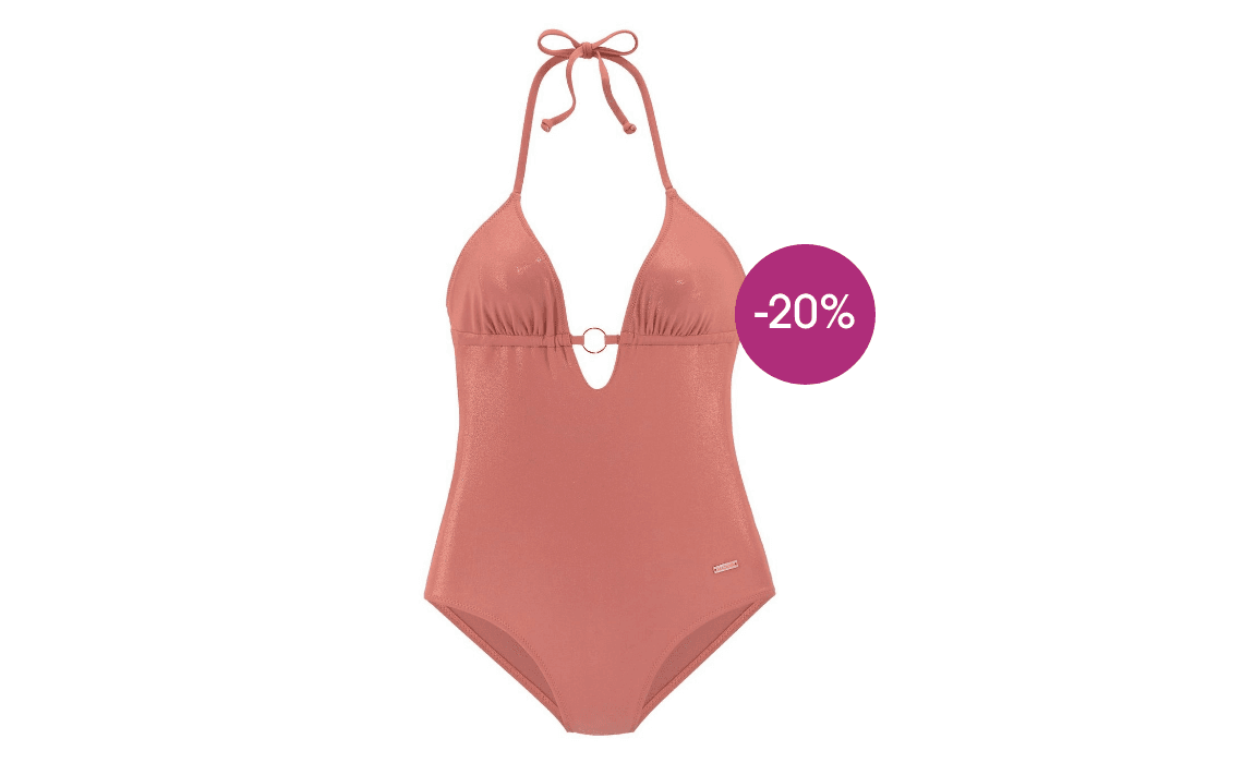 Roze badpak