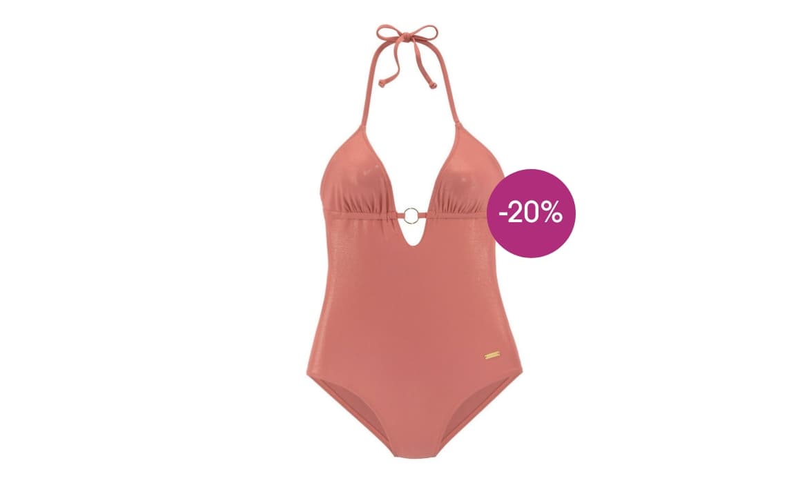Roze badpak