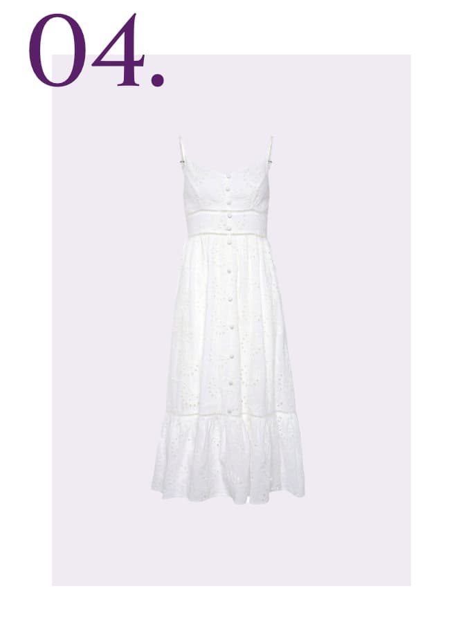 Witte zomerjurk