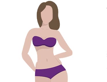 Getekende vrouw peerfiguur