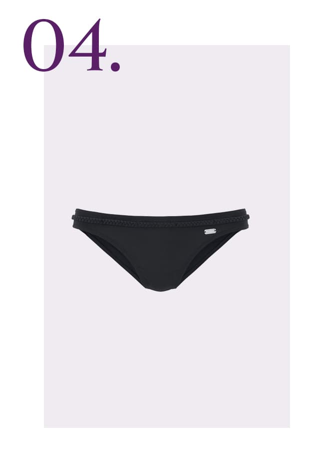 Zwarte bikinislip