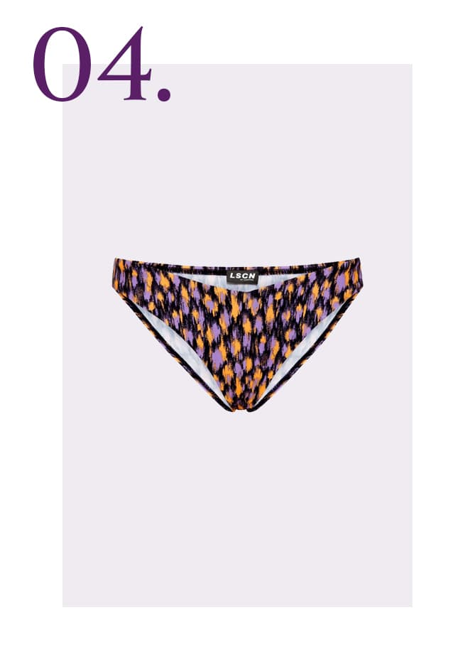 Braziliaanse bikinislip met print