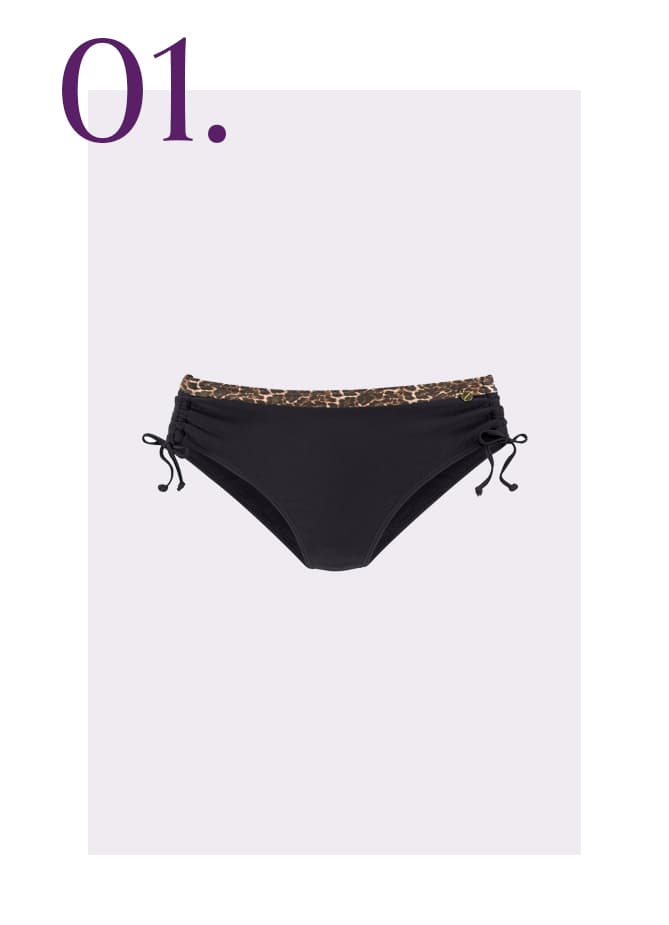 Zwarte bikinihipster