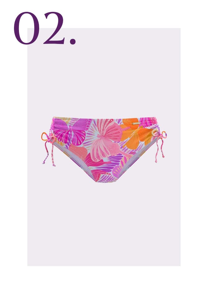 Bikinihipster met print
