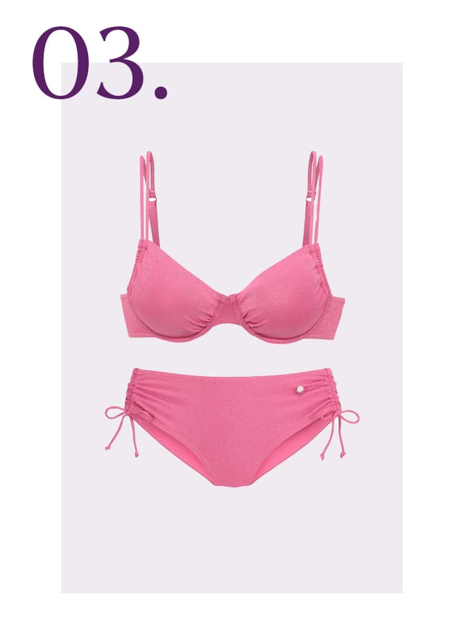 Fel roze bikini
