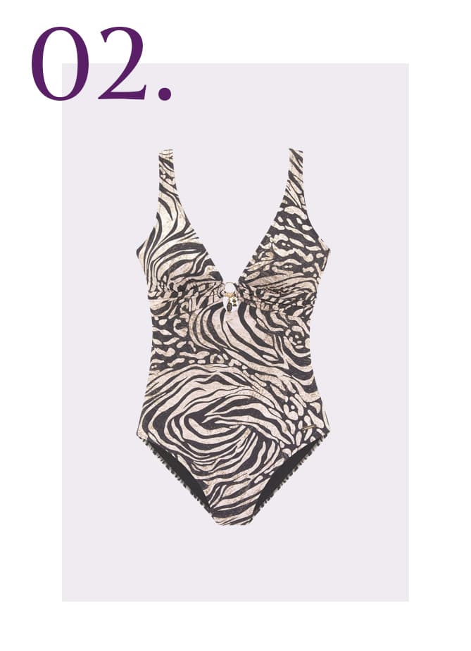 Badpak met tijgerprint