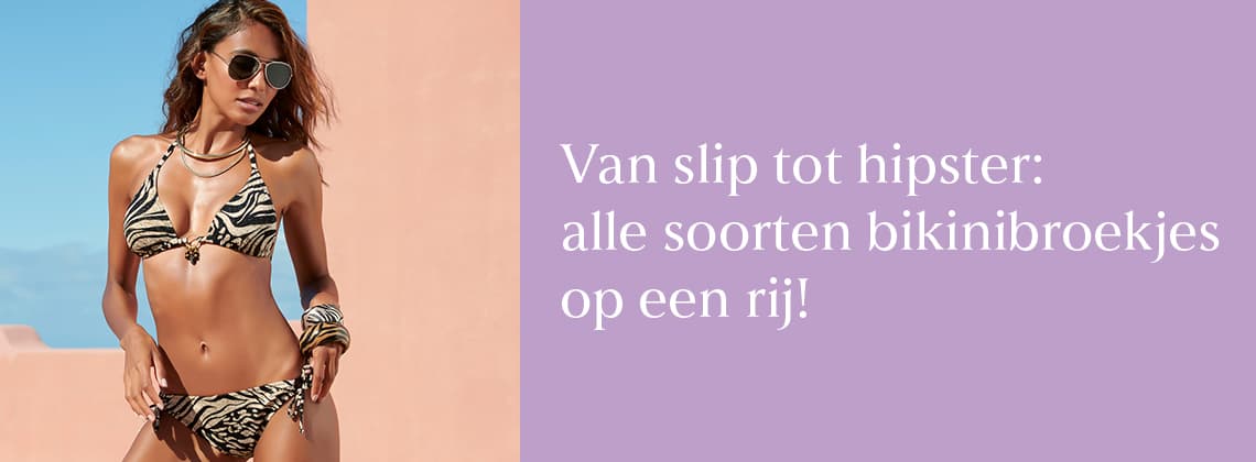 Vrouw in tijgerprint bikini