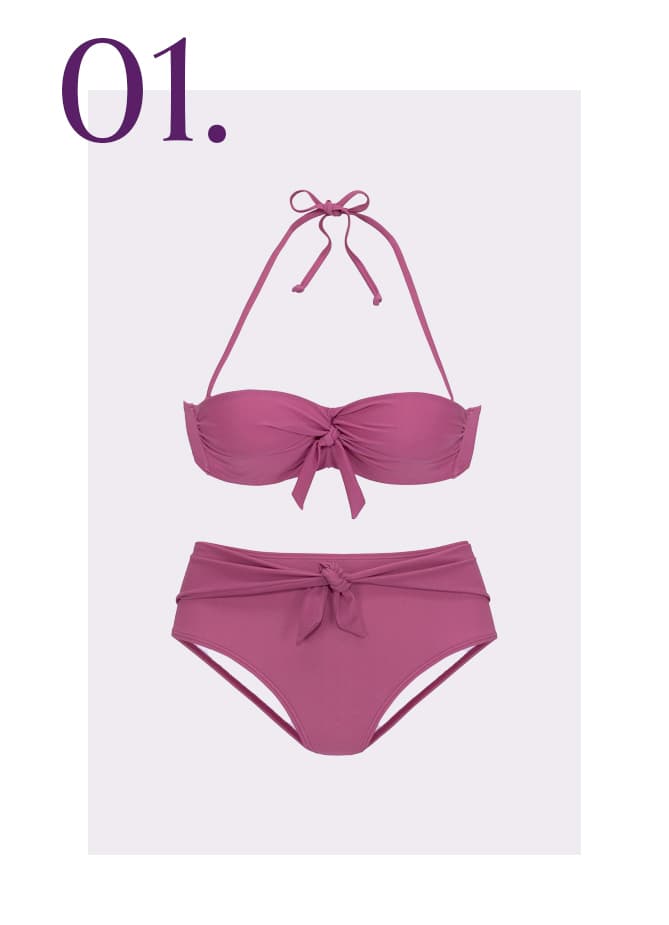 paarse bikini