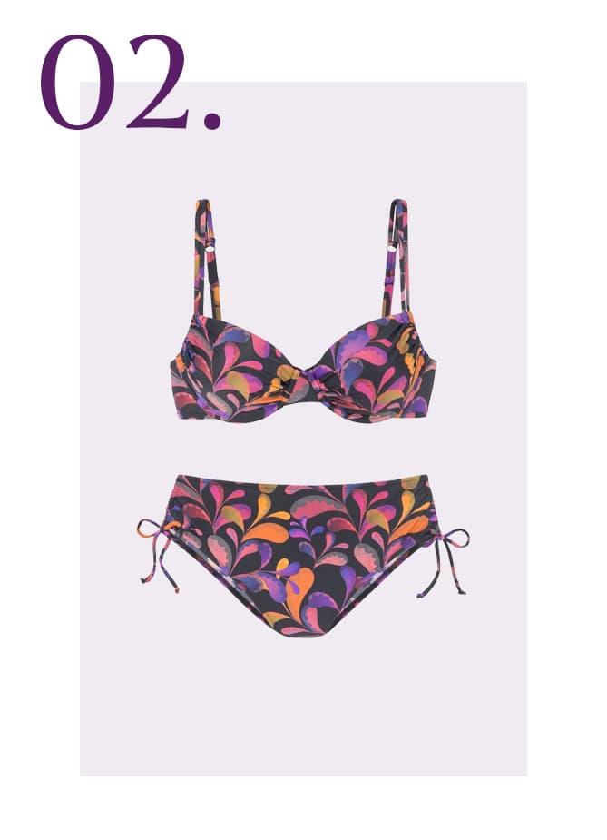bikini met bloemenprint