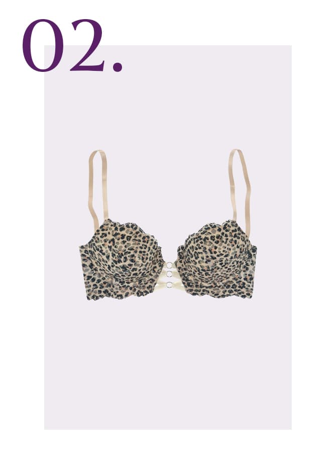 Tijgerprint push-up bh