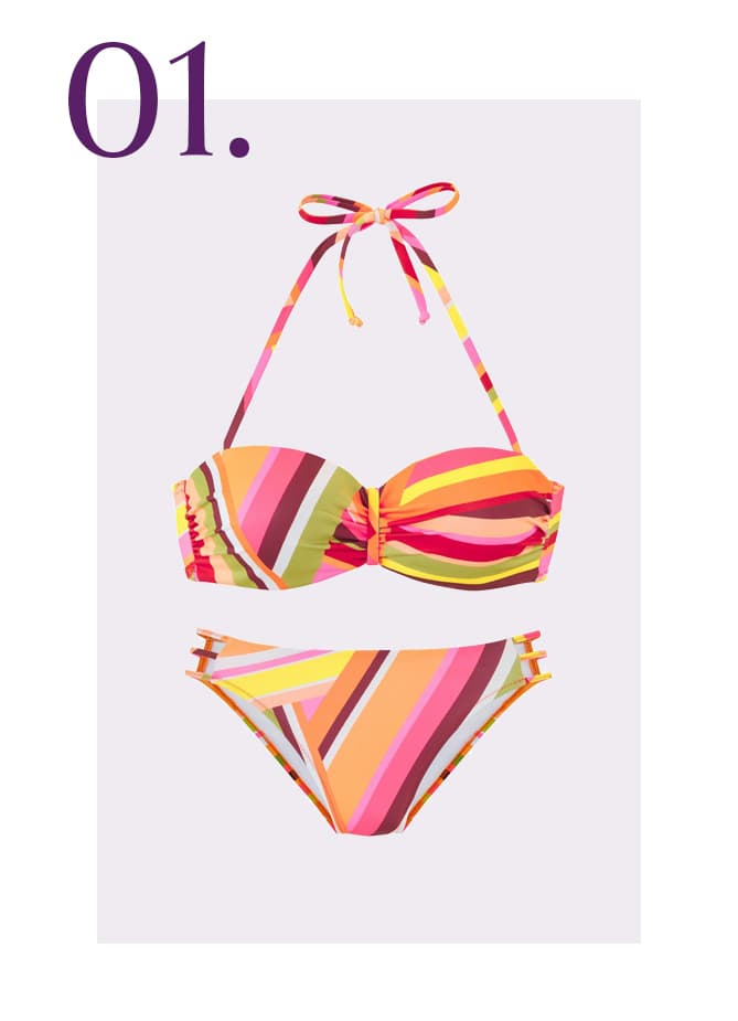 Bikini met print