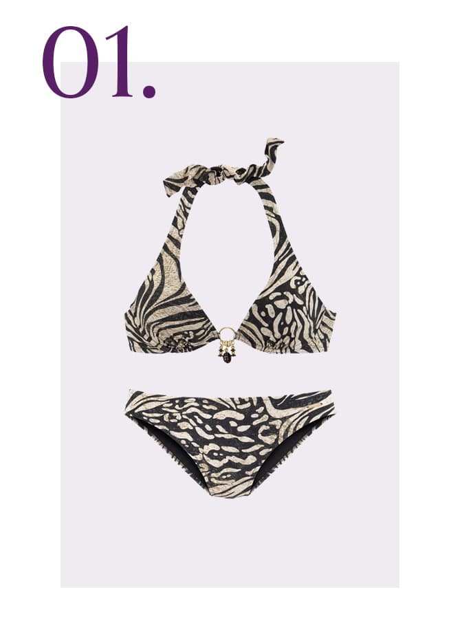 Zebraprint bikini