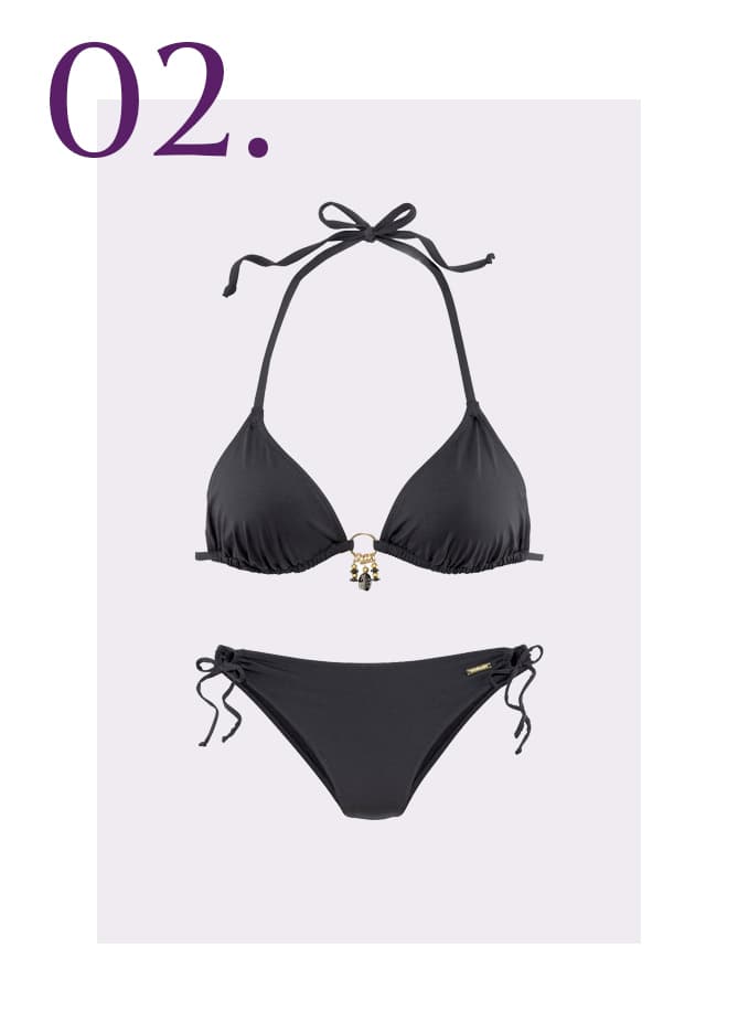 Zwarte bikini