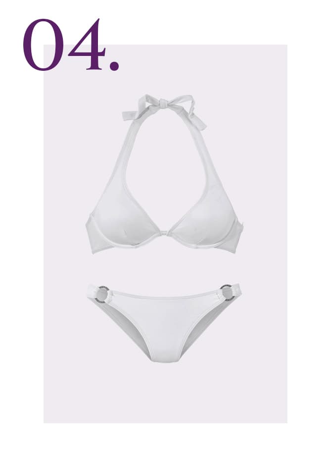 witte bikini
