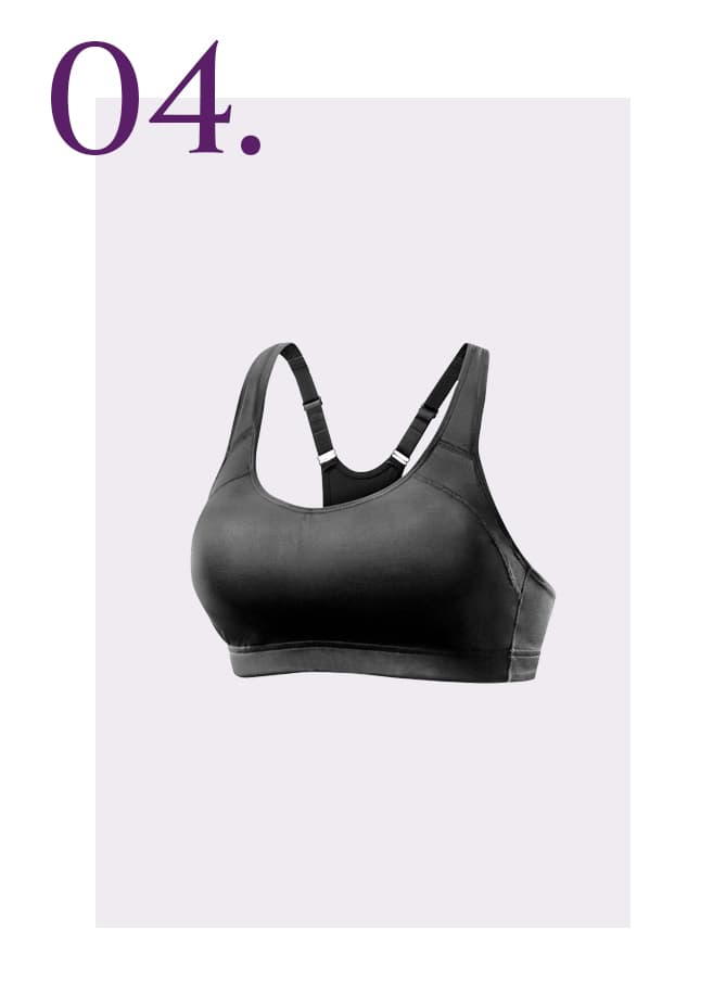 Zwarte sport BH