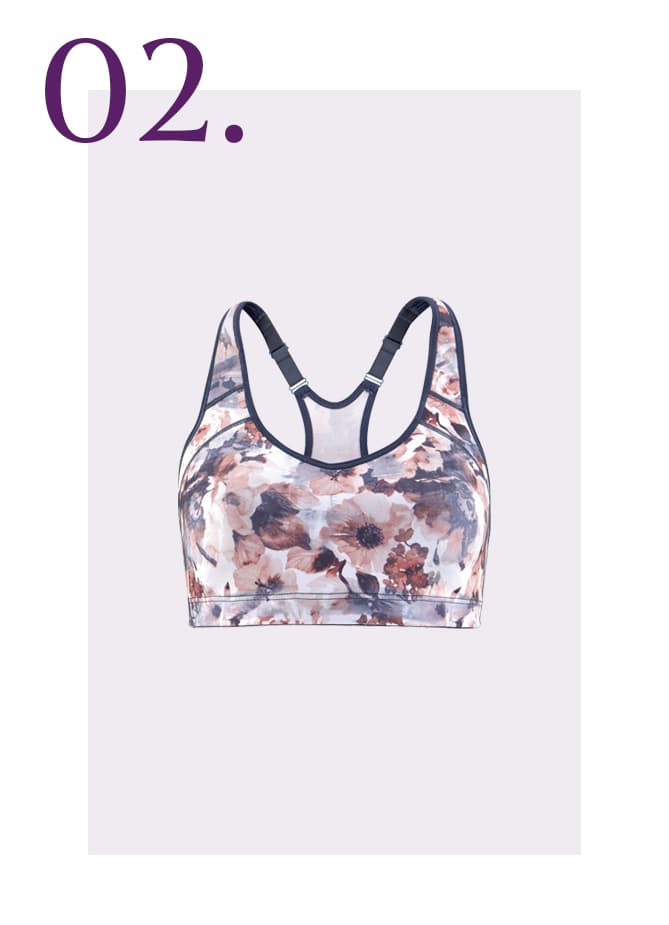 Bloemenprint sport BH