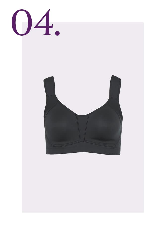 Zwarte sport BH
