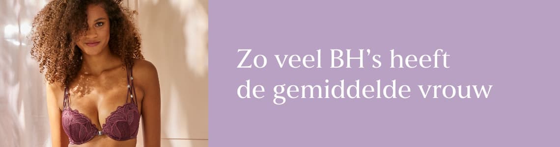 Zo veel BH's gemiddeld