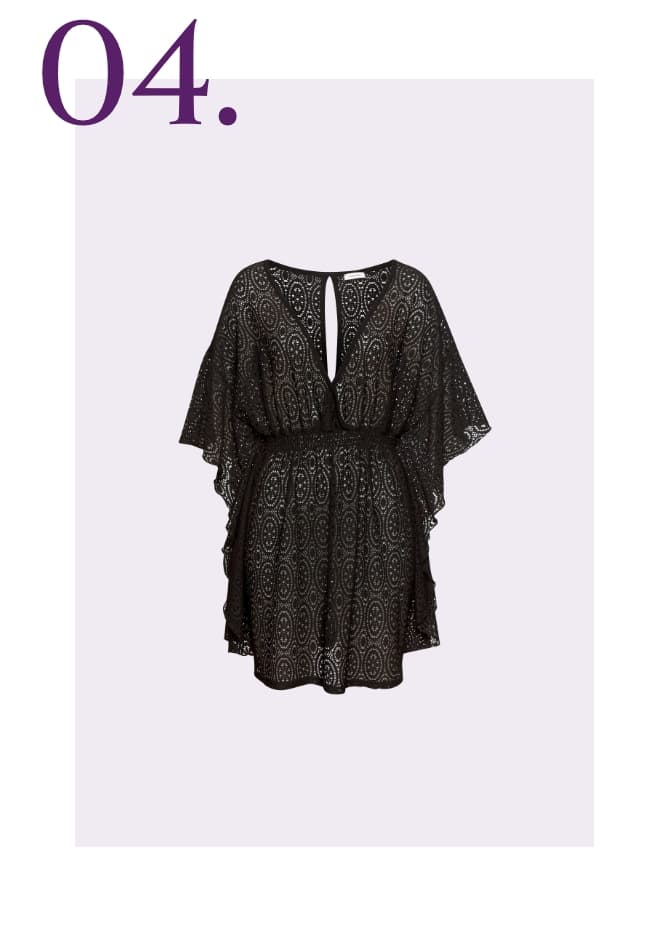 Lascana lange blouse zwart