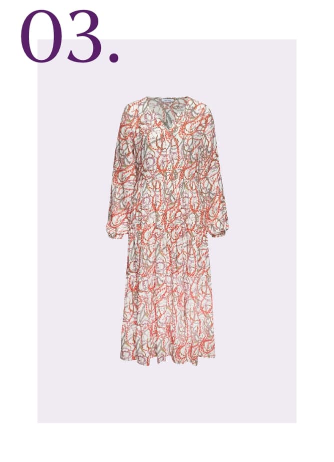 Lascana maxi-jurk lange mouwen